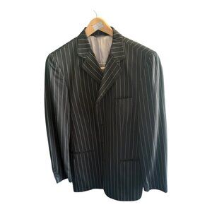 Sean John Men’s Blazer – Size 40R – Black Pinstripe